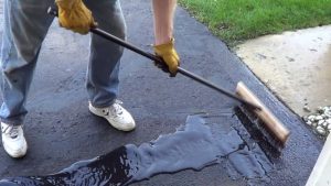 How long does it take the asphalt sealer to dry?