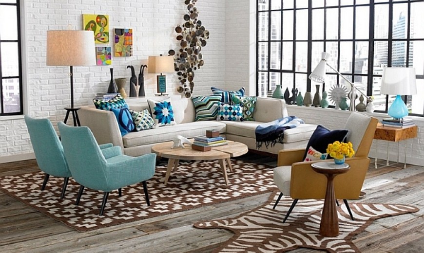 That 70's Couch and Plenty More Ideas on Creating Your Own Retro Living Room
